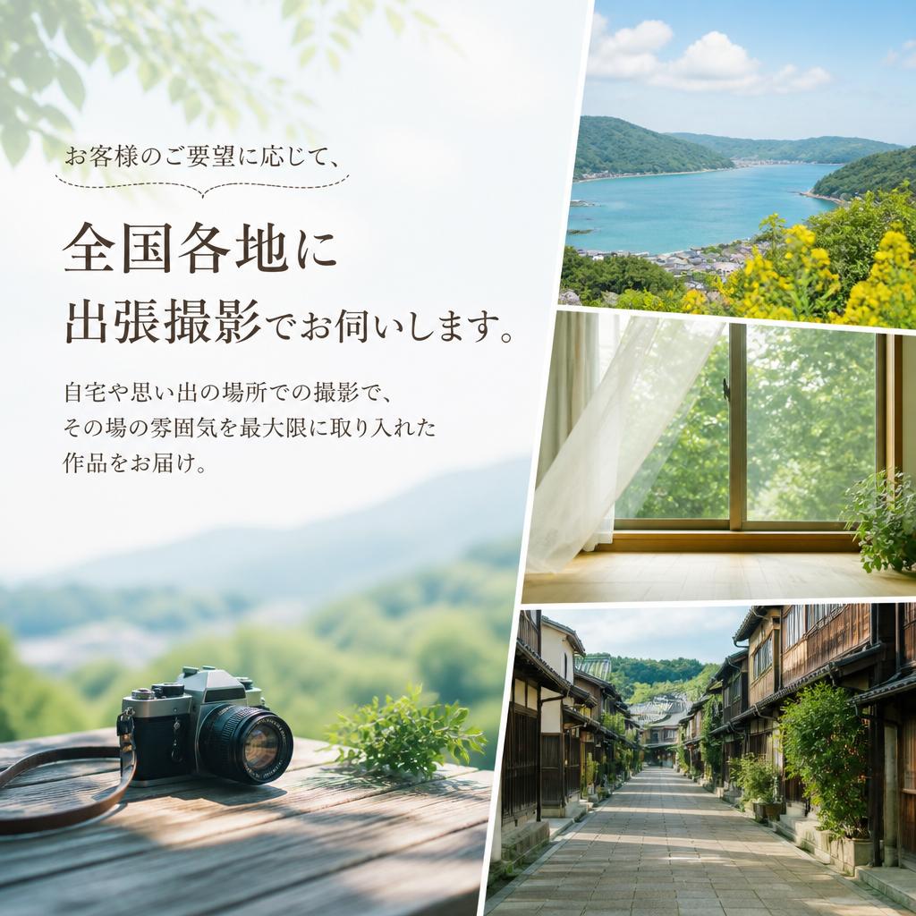 出張撮影の魅力