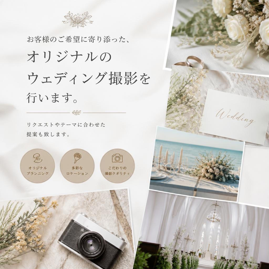 お二人だけのオリジナルな思い出作り