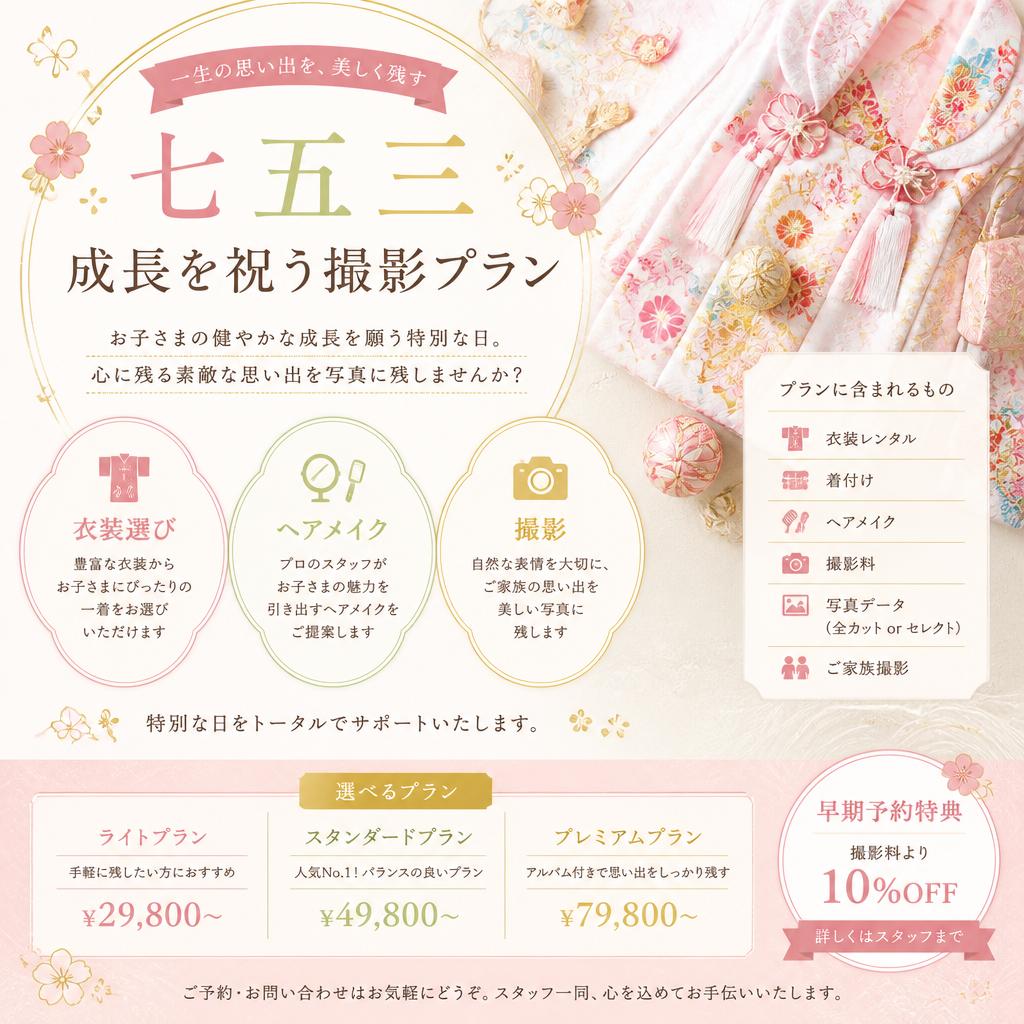2. 七五三の撮影プラン