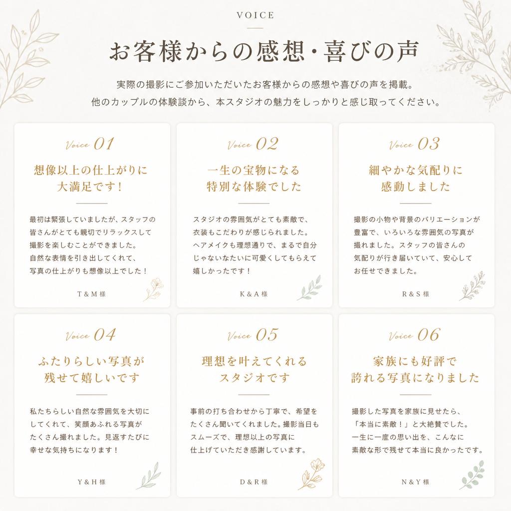 お客様の声
