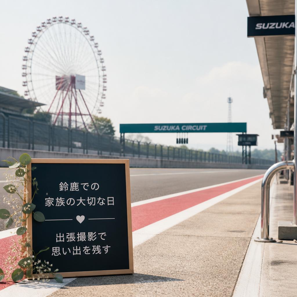 鈴鹿での家族の大切な日、出張撮影で思い出を残す