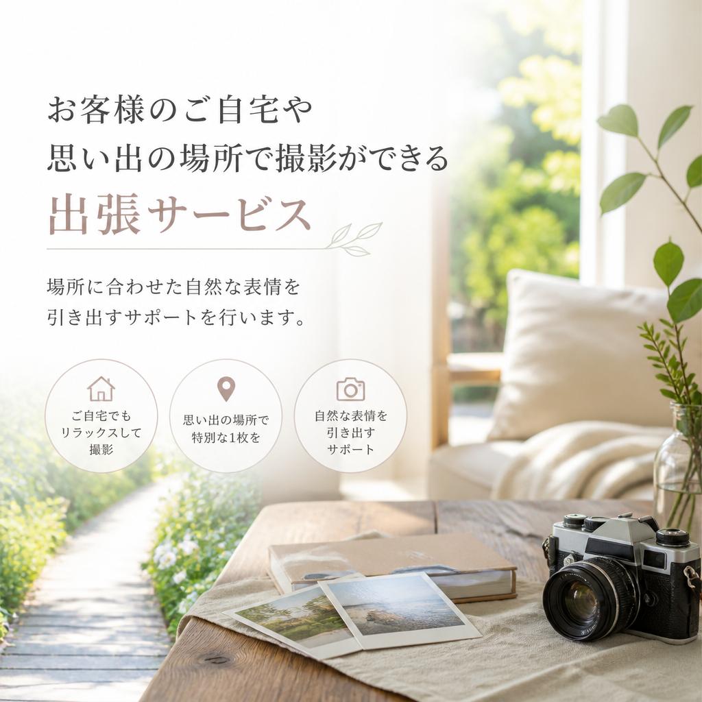 出張撮影の魅力