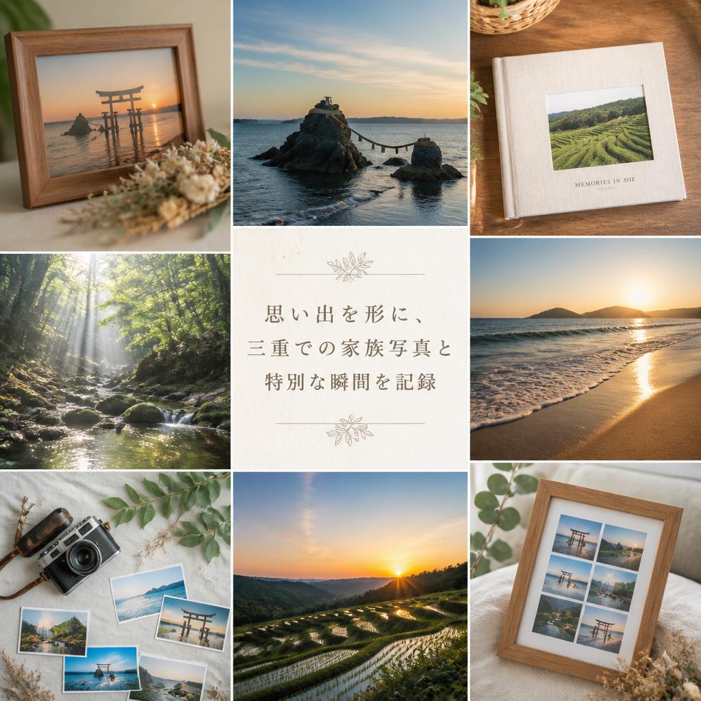 思い出を形に、三重での家族写真と特別な瞬間を記録