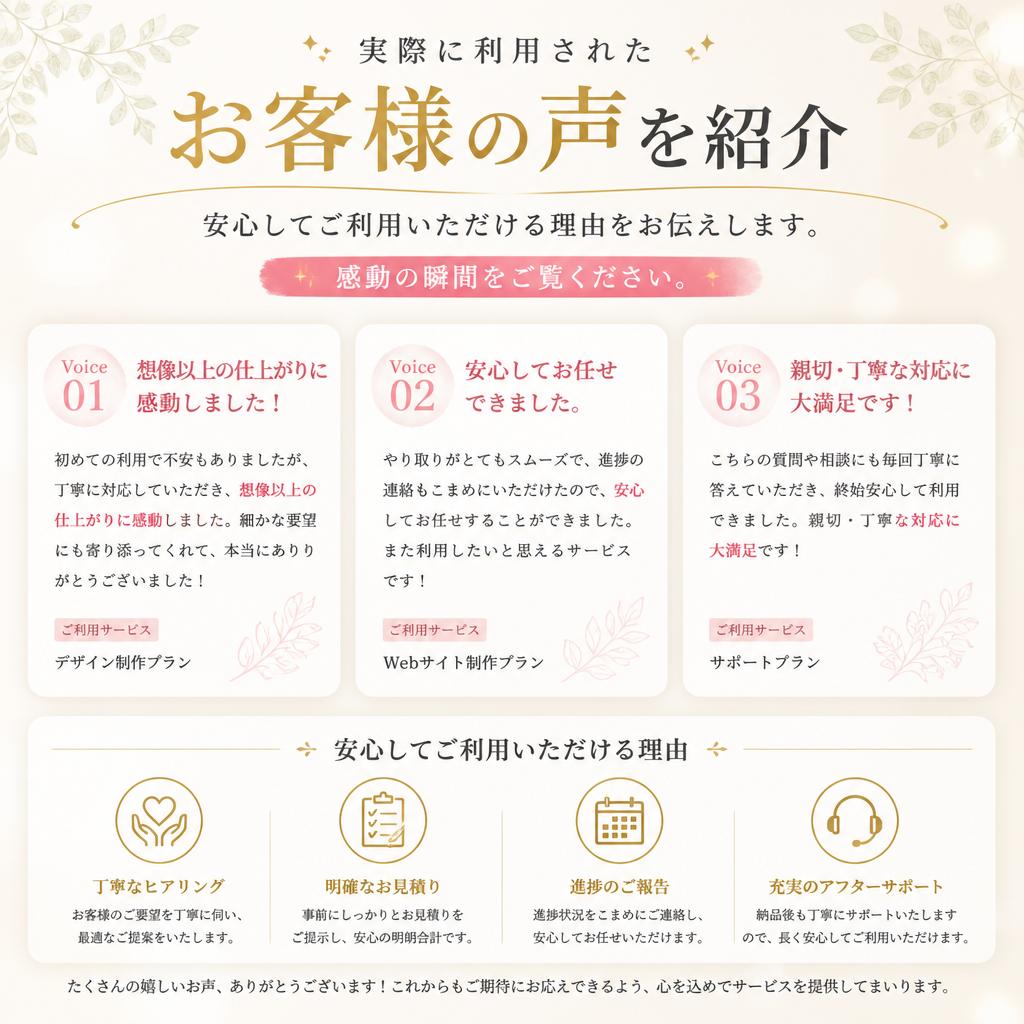 お客様の声