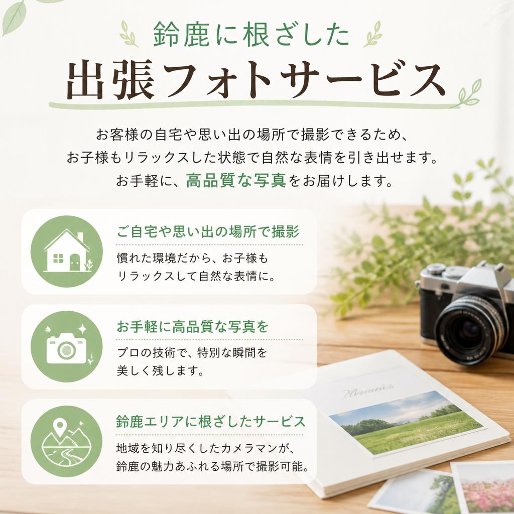 鈴鹿の出張フォトサービスとは
