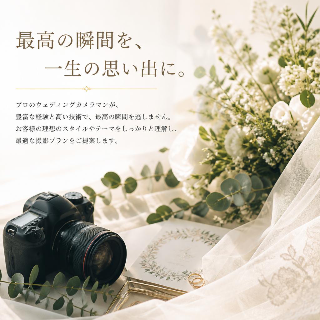 経験豊富なカメラマン